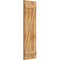 Ekena Millwork Joined Board-n-Batten Shutters w/Z-Bar, Rough Sawn Western Red Cedar, 16 1/8W x 53H, PR RBJ06Z16X053RWR - alternate 2